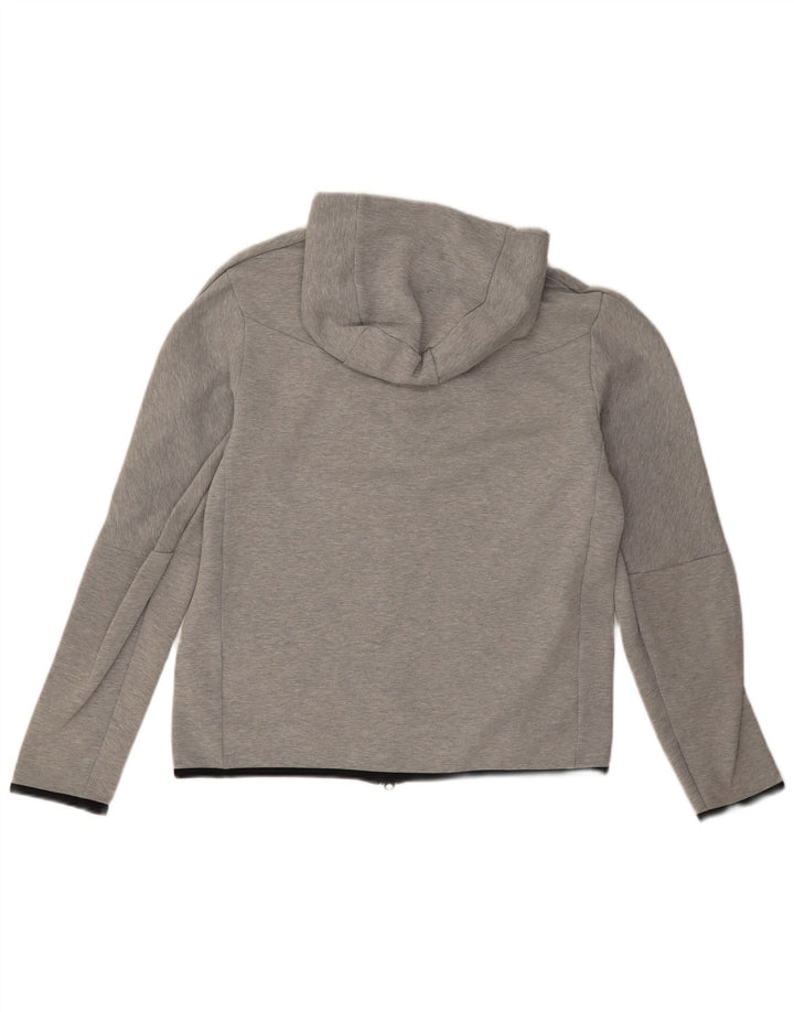 Nike hættetrøje med lynlås til mænd Medium Grey Flecked Bomuld