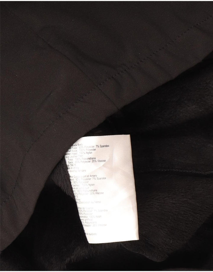 Michael Kors Militærjakke til kvinder UK 10 Lille sort polyester