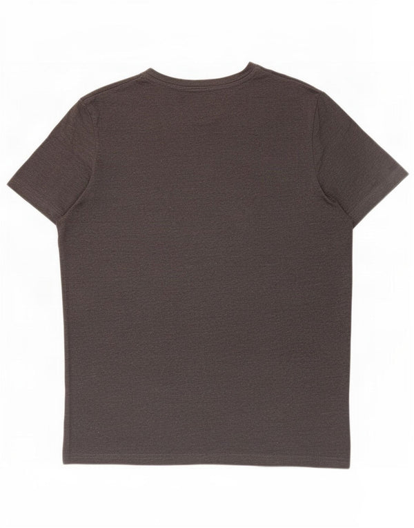 Jack & Jones Mens Graphic T-Shirt Top Large Grey Cotton