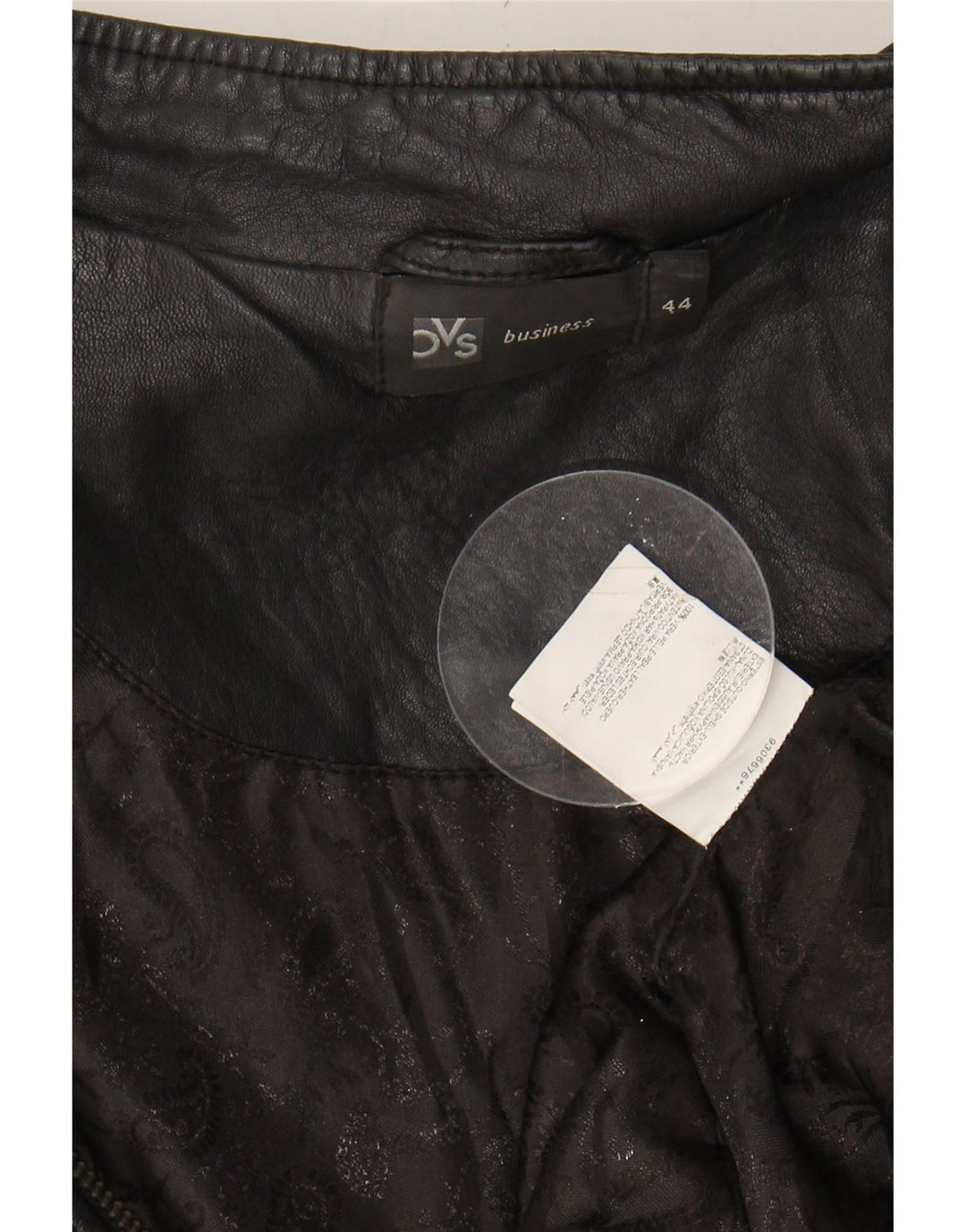 OVS Womens Leather Jacket IT 44 Medium Black Leather Vintage OVS and Second-Hand OVS from Messina Hembry 