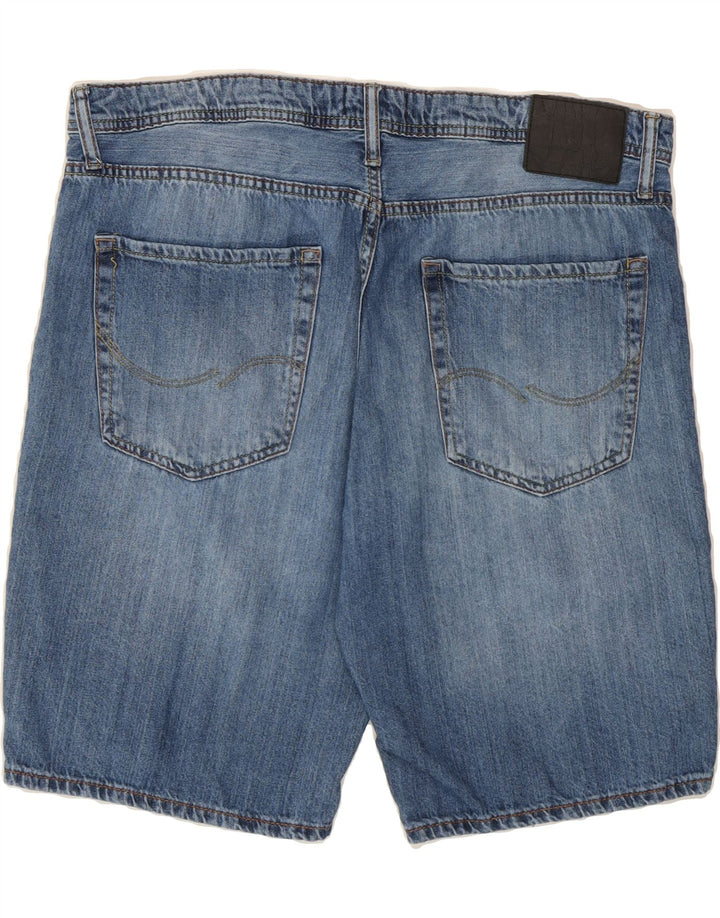 JACK & JONES Mens Denim Shorts XL W38  Blue Cotton Vintage Jack & Jones and Second-Hand Jack & Jones from Messina Hembry 