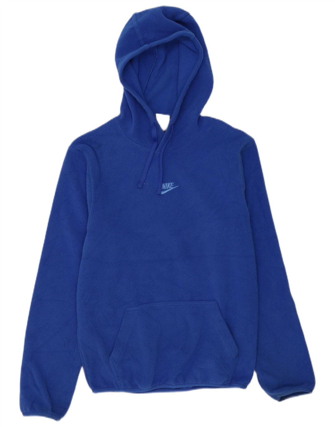 Nike fleecetrøje med hætte til mænd XS Blå polyester