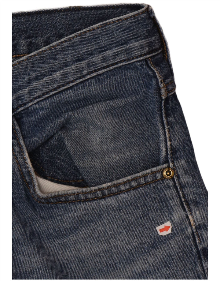 Lee Herre 5-lommers korte denimshorts W31 mellemblå bomuld