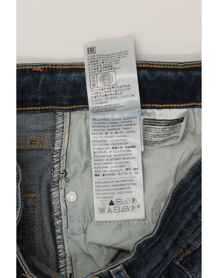 Levi's skinny jeans til kvinder W28 L32 blå bomuld
