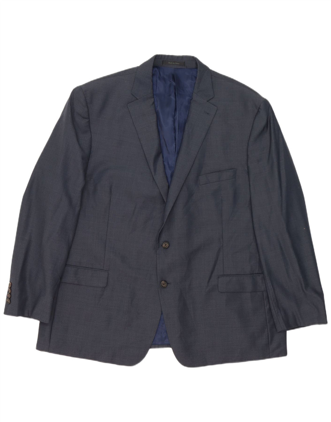 Ralph Lauren Herre 2-knaps blazerjakke IT 52 XL Marineblå Uld