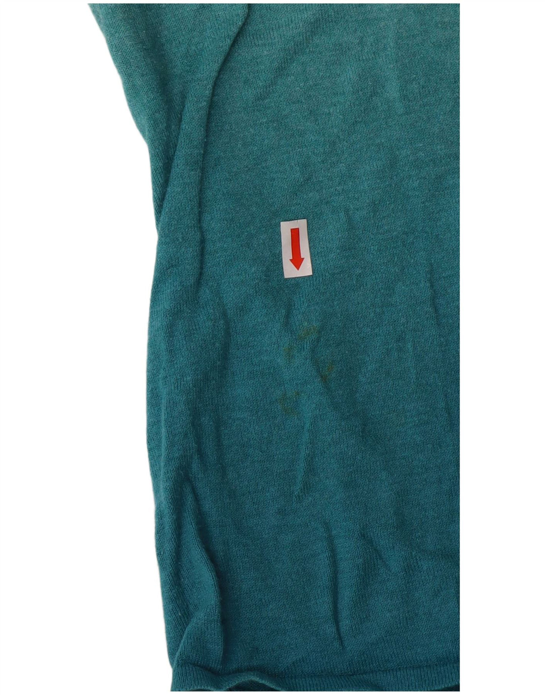 Fat Face Dame Top Langærmet UK 14 Stor turkis Colourblock Bomuld