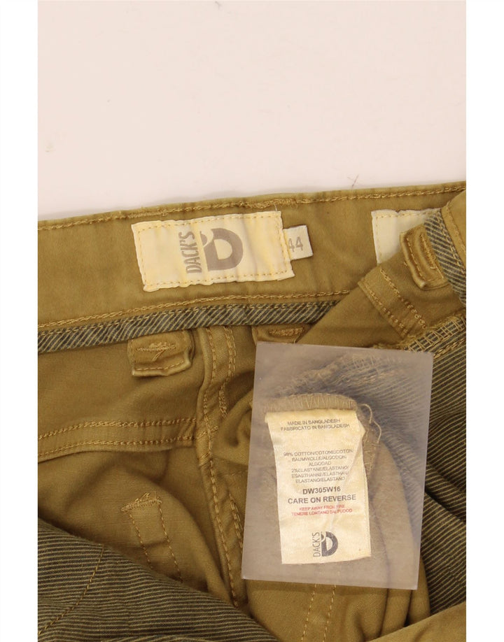 DACK'S Slim Casual Bukser til kvinder IT 44 Medium W30 L30 Khaki Bomuld