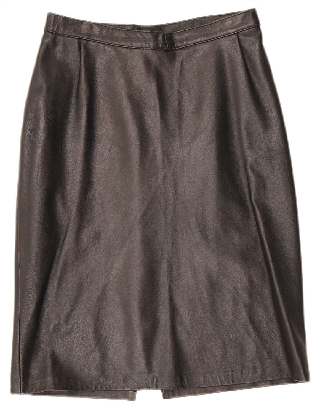 Vintage lædernederdel til kvinder W28 Medium Black