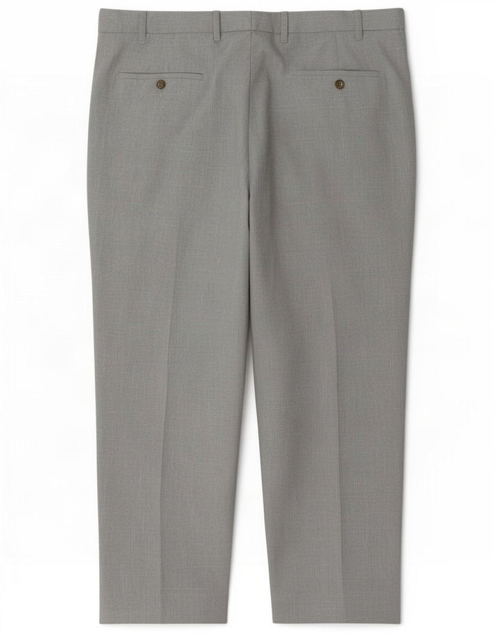 Marks & Spencer Herre Regular Casual Bukser W40 L29 Grå Polyester