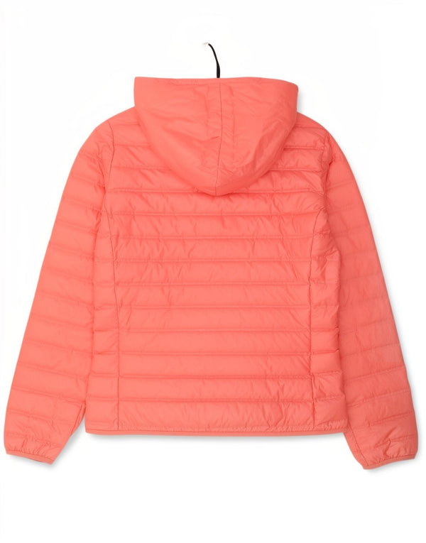 Adidas, polstret hættejakke til kvinder, UK 12/14 Medium Pink Polyester