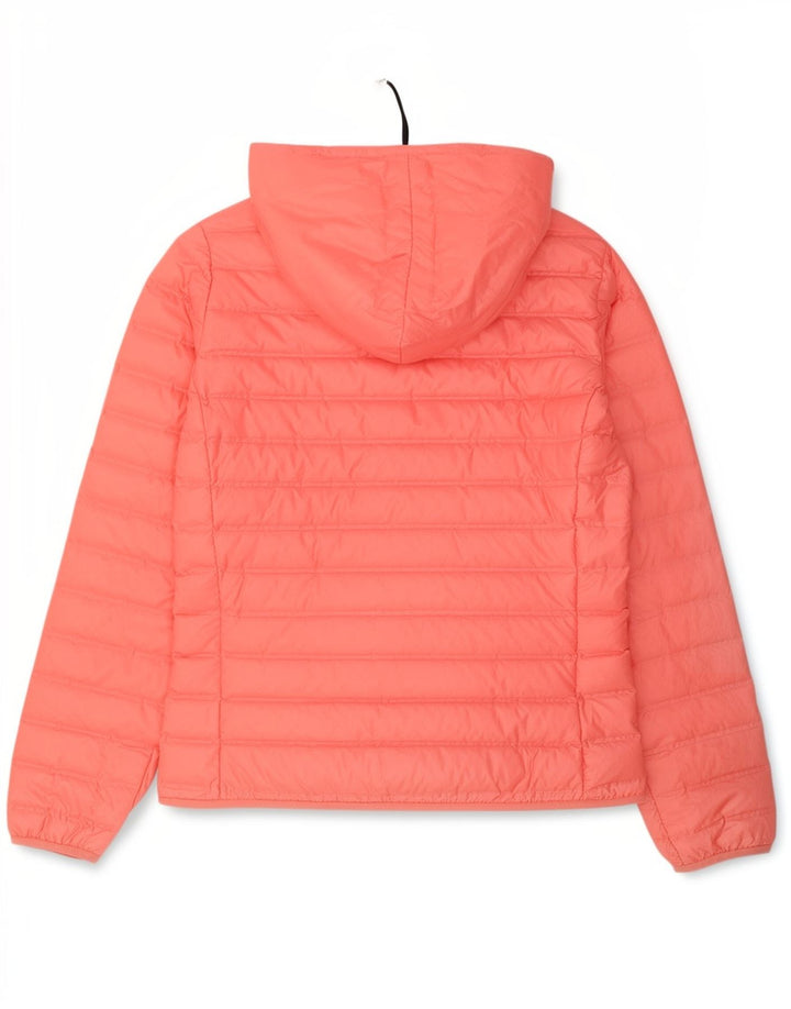 Adidas, polstret hættejakke til kvinder, UK 12/14 Medium Pink Polyester