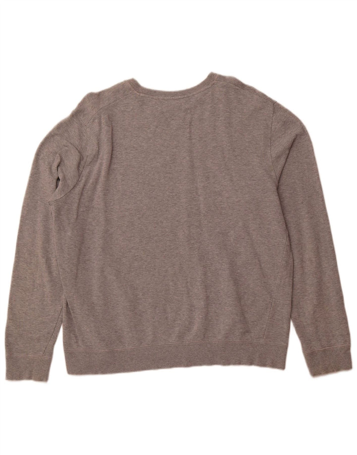 COS Herre Sweatshirt Jumper Stor Grå Bomuld