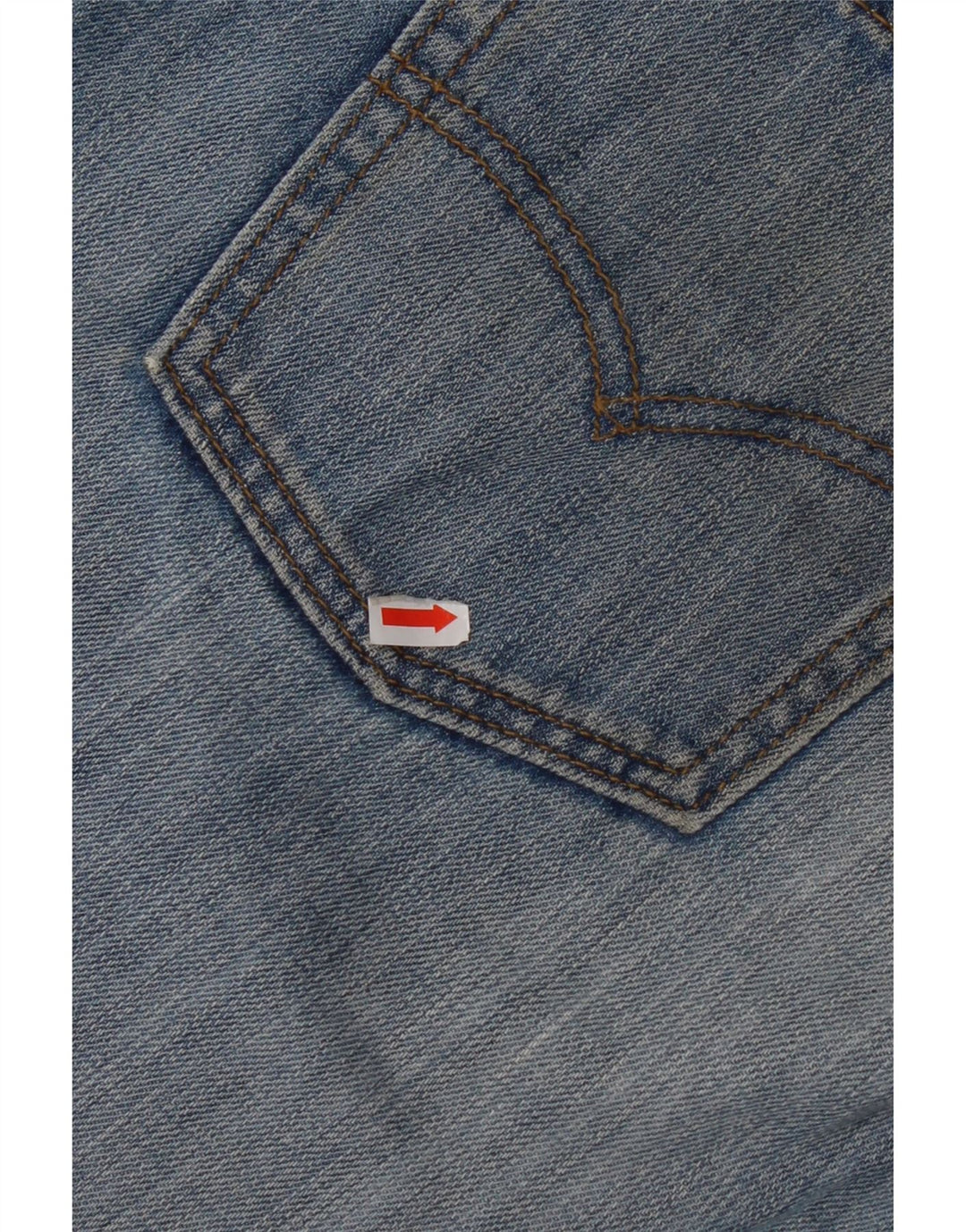 LEVI'S Herre 514 Straight Jeans W34 L32 Blå Bomuld