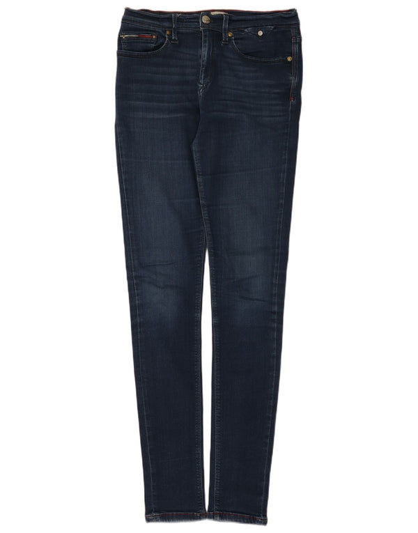 Tommy Hilfiger Dame Skinny Jeans W30 L34 Marineblå Bomuld