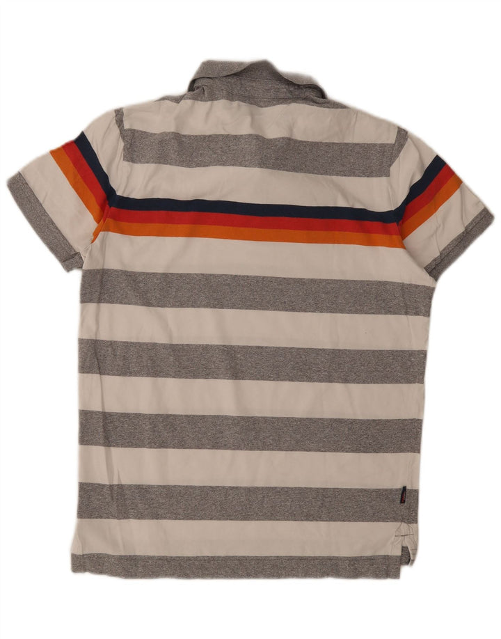 Superdry Poloshirt til mænd, stor gråstribet bomuld