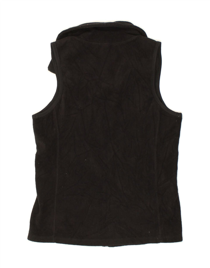 OLD NAVY Womens Fleece Gilet UK 10 Small Black Polyester | Vintage Old Navy | Thrift | Second-Hand Old Navy | Used Clothing | Messina Hembry 