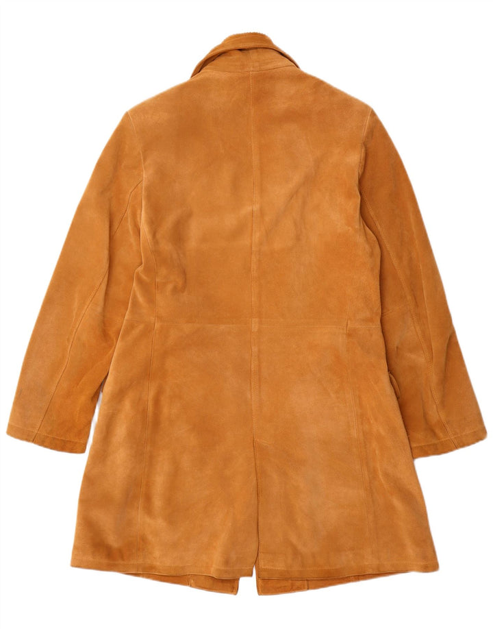 Vintage ruskindsfrakke til kvinder IT 42 Medium Beige Læder