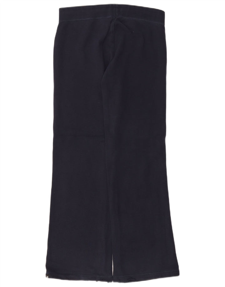 NIKE Flare træningsdragtbukser til kvinder UK 10 Små marineblå bomuld