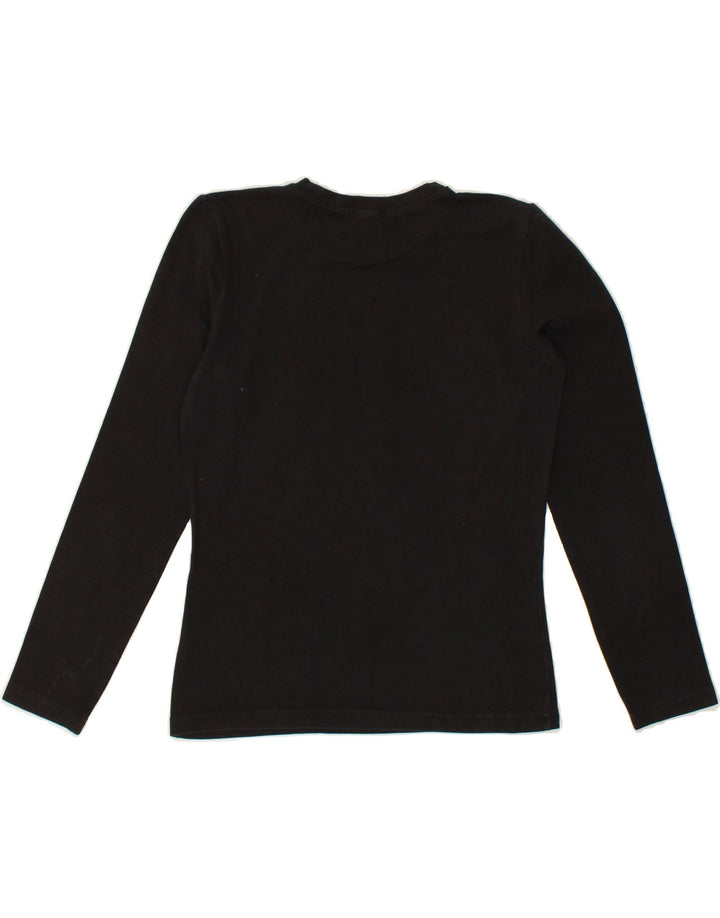 GAP Womens Crop Top Long Sleeve UK 6 XS Black Vintage Gap and Second-Hand Gap from Messina Hembry 