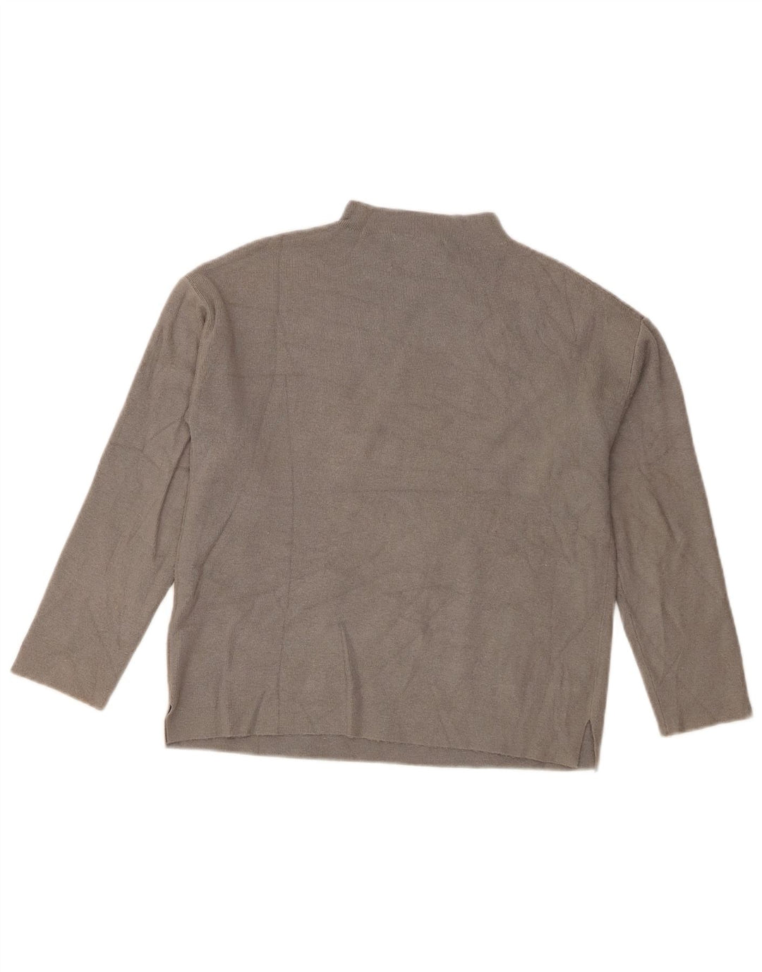 Zara Girls Turtle Neck Jumper Sweater 9-10 År Grå Viscose