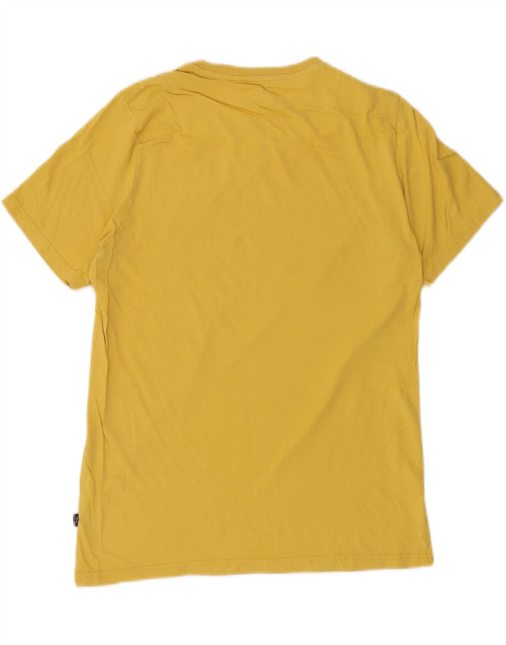 Puma Herre Grafisk T-Shirt Top Medium Gul