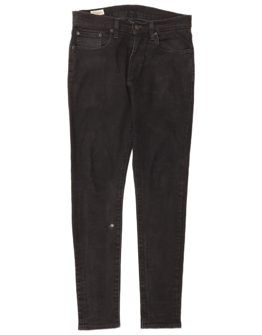 LEVI'S Skinny Tapered Jeans til mænd W32 L32 Sort bomuld