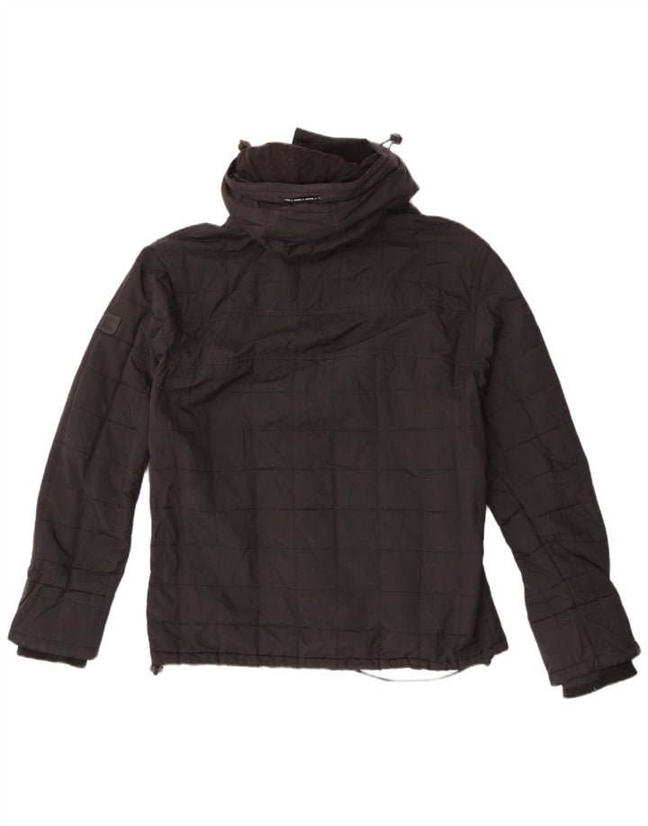 Superdry Herre Windcheater Grafisk Windbreaker Jacket UK 40 Large Black