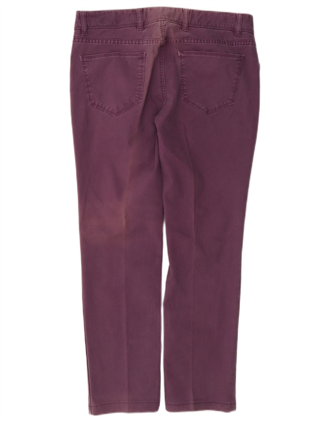 Massimo Dutti Dame Slim Cropped Trousers W30 L26 Lilla