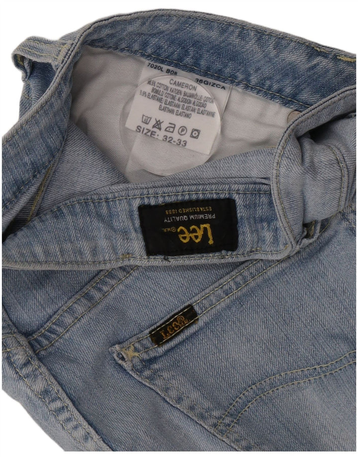 Lee Dame Cameron Straight Jeans W32 L33 Blå Bomuld