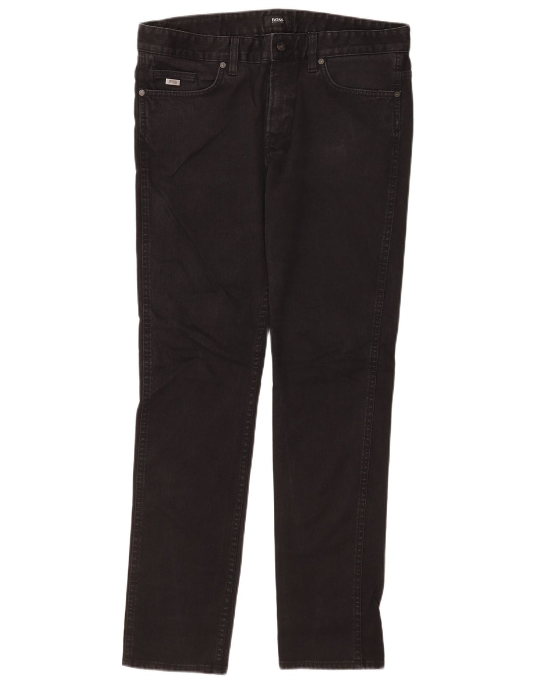 Hugo Boss Herre Slim Jeans W34 L32 Sort Bomuld
