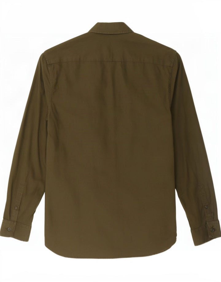 Fred Perry Herreskjorte lille Khaki Bomuld