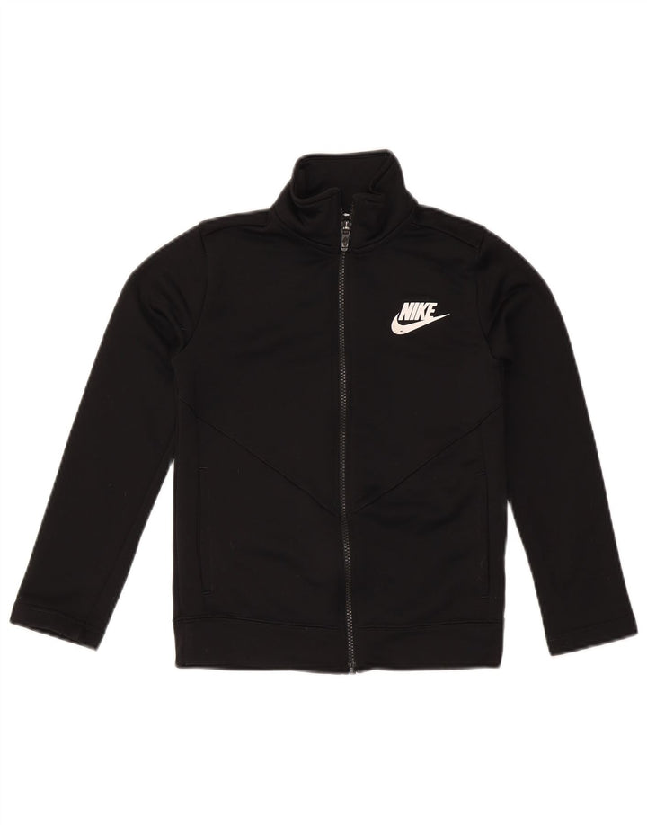 Nike drenge træningsdragt topjakke 8-9 år Lille sort polyester