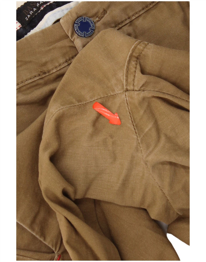 Zara Herre Slim Chino Bukser EU 40 Medium W31 L33 Brun