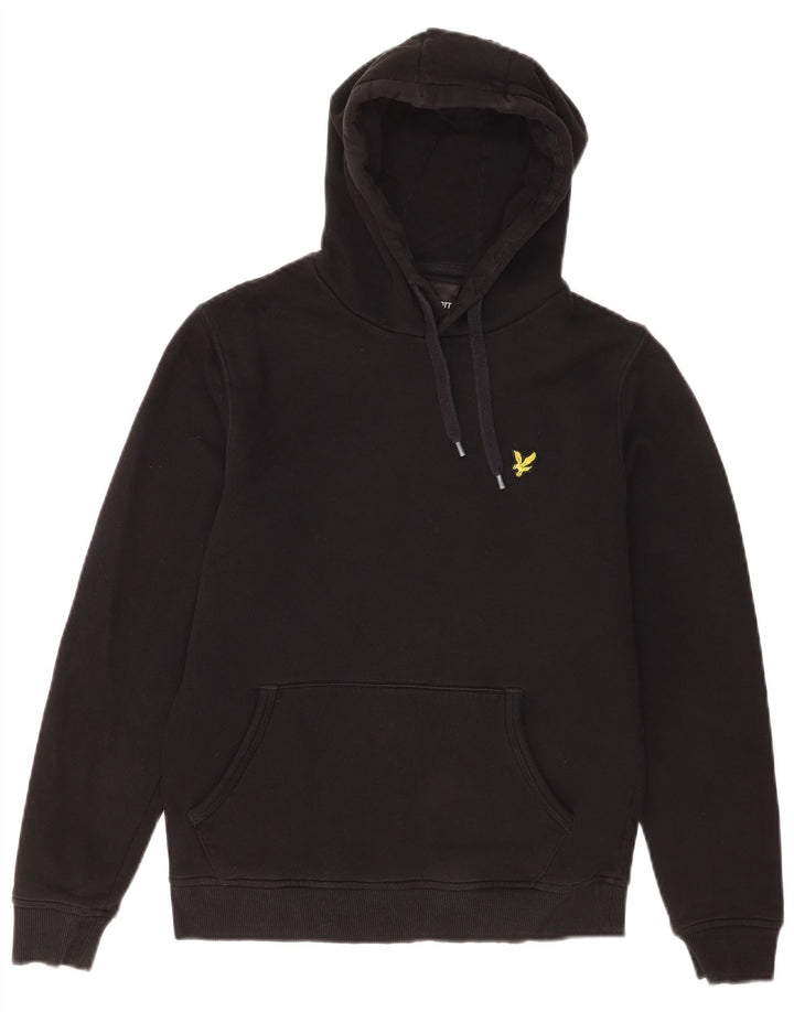 Lyle & Scott hættetrøje til mænd, lille sort bomuld