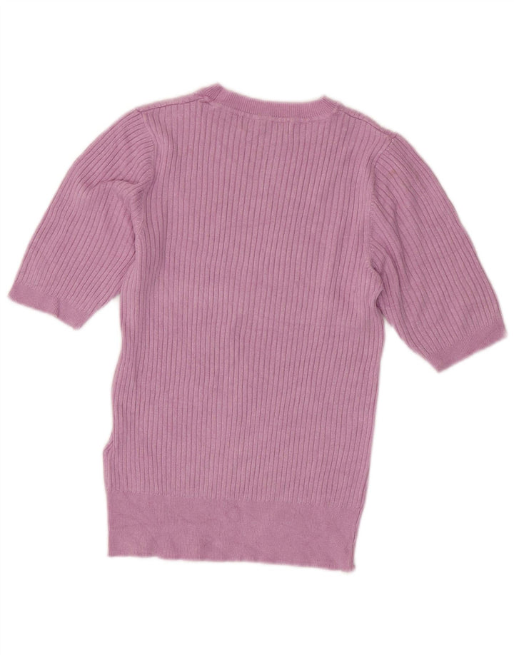 Marks & Spencer Dame sweater med rund hals DK 8 Lille lilla