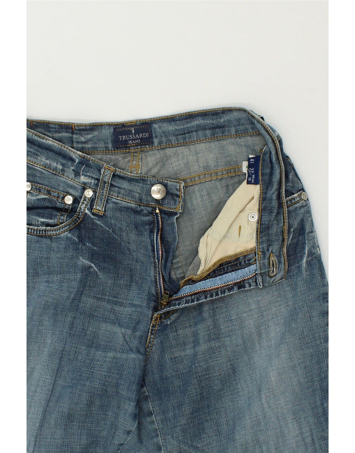 TRUSSARDI Womens Straight Jeans W25 L33  Blue Cotton Vintage Trussardi and Second-Hand Trussardi from Messina Hembry 