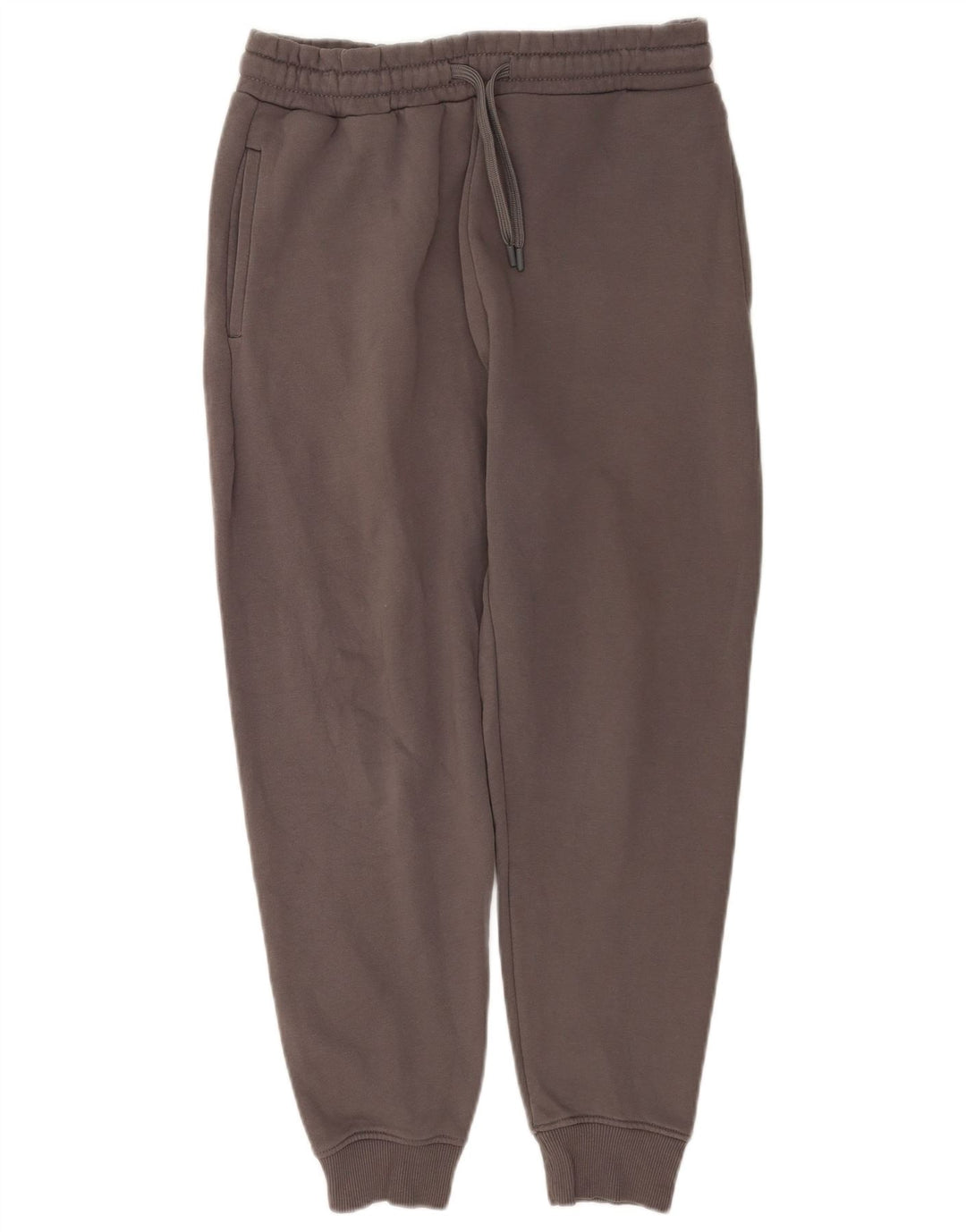 Zara Womens Tracksuit Trousers Joggers UK 14 Medium Grey Cotton