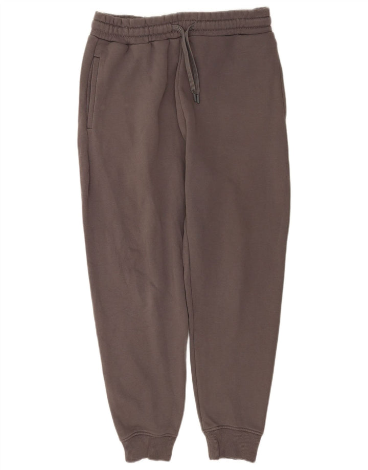 Zara Womens Tracksuit Trousers Joggers UK 14 Medium Grey Cotton