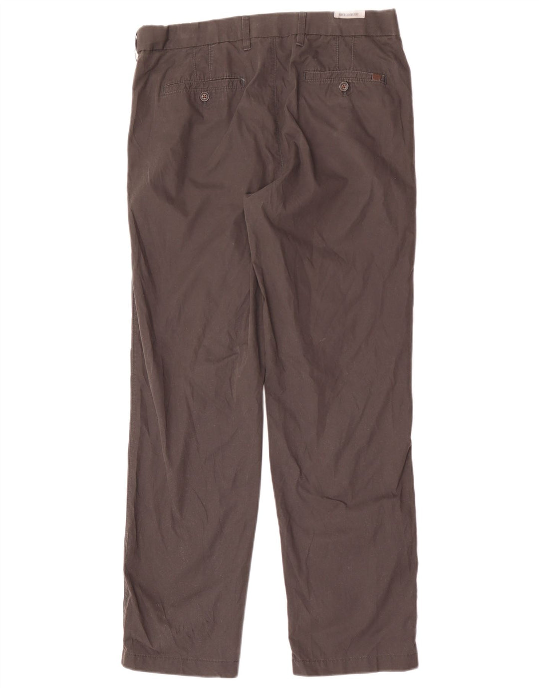 Marks & Spencer Herre Regular Fit Chinobukser W34 L31 Grå Bomuld