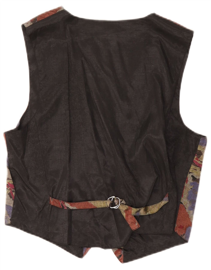 CLOCK HOUSE Dame vest i abstrakt mønster EU 34/36 XS flerfarvet