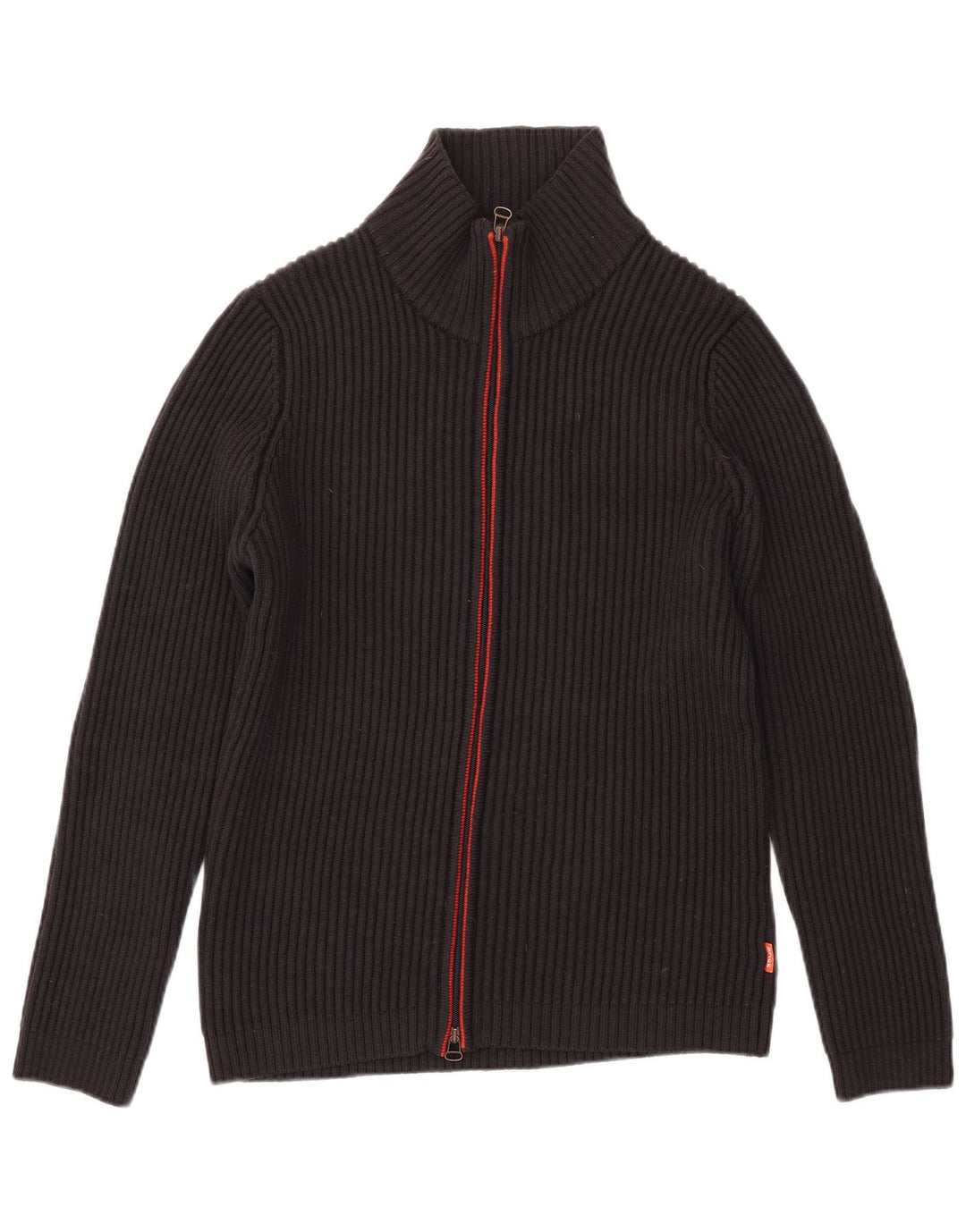 Hugo Boss Herre Cardigan Sweater XL Sort Uld