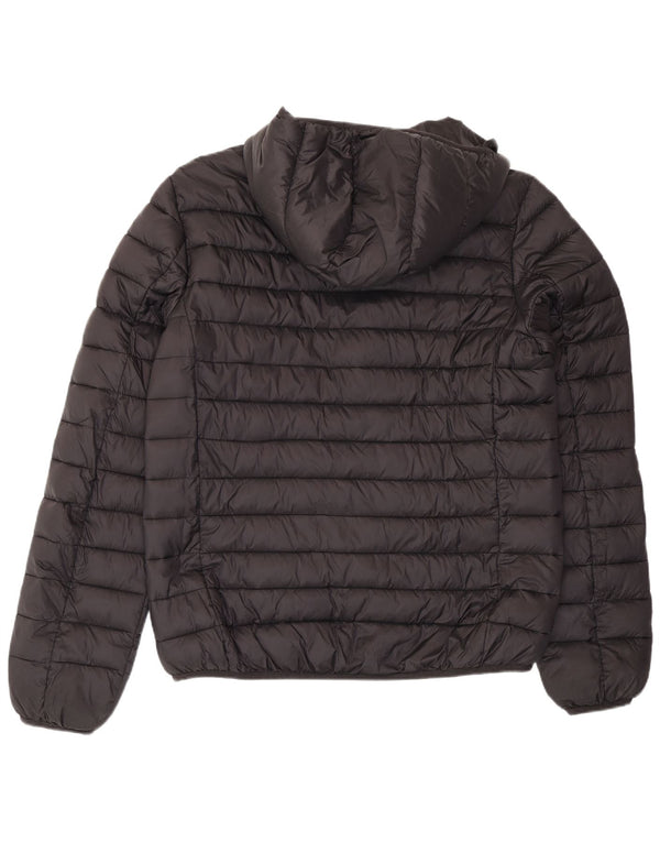 Kappa Herre hættepolstret jakke UK 42 XL sort nylon