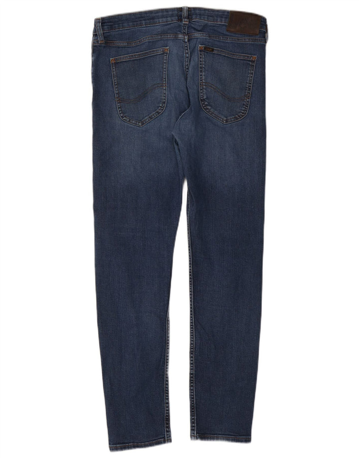 Lee Dame Malone Slim Jeans W34 L30 Blå Bomuld