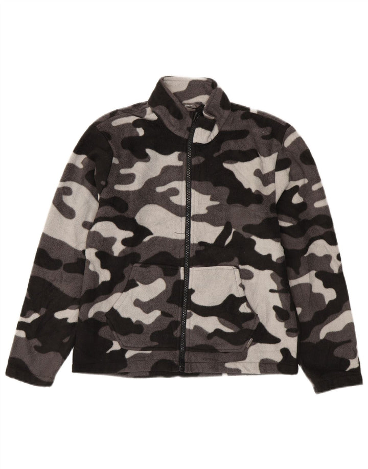 Eddie Bauer drenge fleecejakke 10-11 år Medium Sort Camouflage