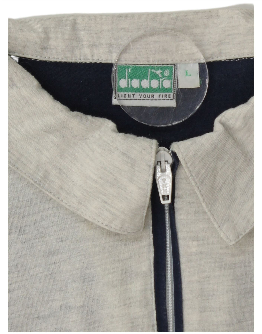 DIADORA Grafisk poloshirt til mænd Stor marineblå colourblock bomuld