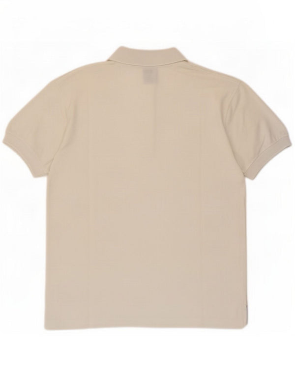 Enrico Coveri Poloshirt til mænd Medium hvid bomuld