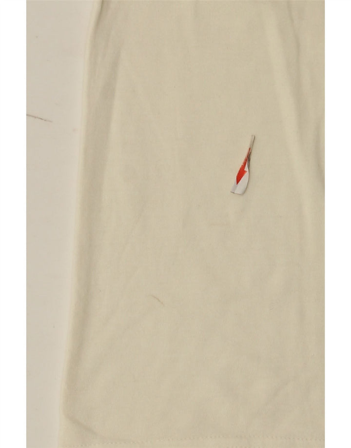 Paul Smith Grafisk T-shirt top til kvinder UK 12 Medium hvid bomuld