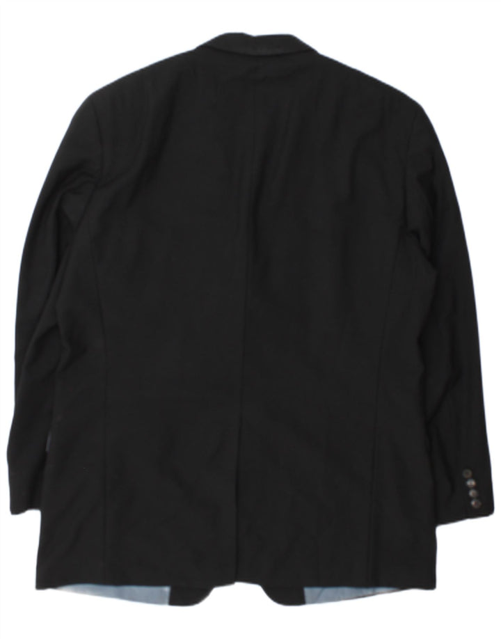 Hugo Boss Herre 3 Button Blazer Jacket UK 44 2XL Sort