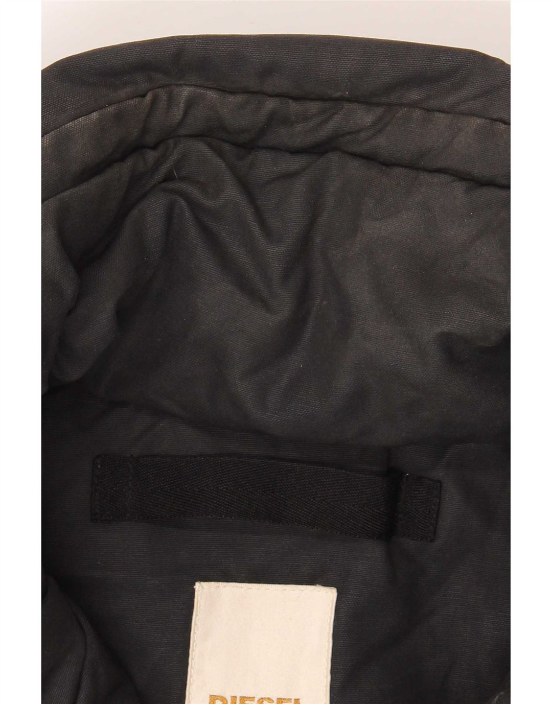 Diesel Parkajakke til mænd UK 38 Medium Black Cotton