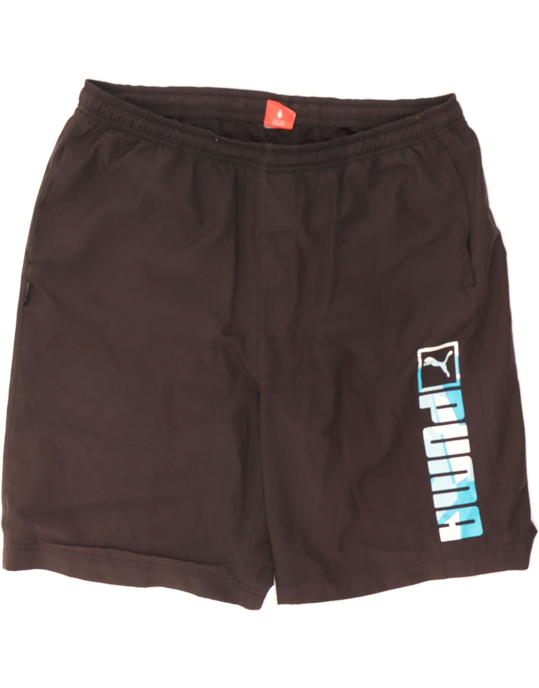 PUMA Mens Sport Shorts XL Black Vintage Puma and Second-Hand Puma from Messina Hembry 